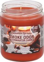 Smoke Odor Exterminator 13 oz Jar Candles Cinnamon Sprinkle, (2) Limited Edition