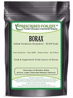 Borax - Pure USP-NF Grade Sodium Borate 10 MOL Mineral Fine Powder 70-200 Mesh, 12 oz (340 g)