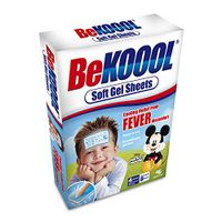 Be Koool Gel Sheets For Kids Fever 4 Each (Pack of 6)