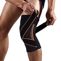 Knee Brace,Athletics Compression Knee Sleeve with Gel Padded Support Side Stabilizers with Pressure Strap and Knee Protector for Running,Sports,Joint Patella Pain Relief and Injury Recovery