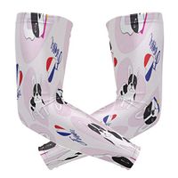 ZZKKO French Bulldog Cooling Arm Sleeves Cover Uv Sun Protection for Men Women Running Golf Cycling Arm Warmer Sleeves 1 Pair