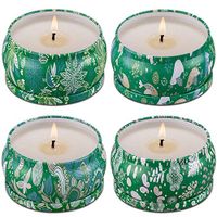 Wending Citronella Candles - Mosquito Hateful - Scented Candle - Natural Soy Wax - 4.5 Ounce x 4 Pack x 35 Hours Burn, Travel Tin Set for Summer, Indoor and Outdoor