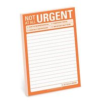 Knock Knock Sticky Note Pad, Not at All Urgent (12536) by Knock Knock