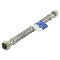 Eastman 48251 Flexible Water Heater Connector 3/4" FIP, 18", Silver