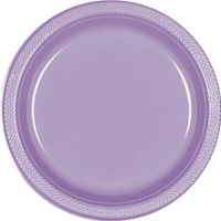 Bulk Round Plastic Plates | 50ct (7 inch, Hydrangea)