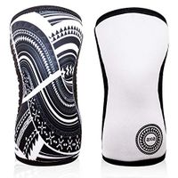 Axia Knee Compression Sleeves - Provides Knee Support for Heavy Lifting, Great for Crossfit - 2 Designs, 5 Sizes, Easy to Wash Knee Brace - Compression Knee Sleeves (Apache - XXL)