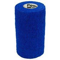 PowerFlex Self Adherent Tape, Latex, Athletic Tape, Blue, 4", 12 Rolls per Case