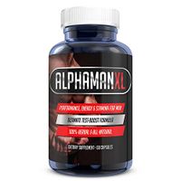 AlphaMAN XL Male Pills - Enlargement Booster Increases Energy, Mood & Stamina | Best Performance Supplement for Men - (60 Capsules - 1 Month Supply)