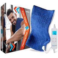 Full Body Electric Heating Pad-Portable Washable Large Warming Blanket Heat Pack Therapy Pad w/Auto Shut Off for Back Neck Shoulder Foot Leg Muscle Pain Menstrual Period Cramps - SereneLife SLHP24L.5