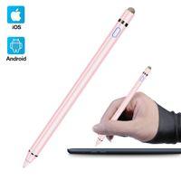 Active Stylus Compatible with Apple iPad, Homagical Stylus Pen for Touch Screens, Rechargeable Capacitive 1.5mm Fine Point iPad Pen Tablets Stylus with Pen Bag/Anti-friction Glove