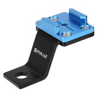 Nstcher 2019 Fashion CNC Aluminum Motorcycle Tripod Mount Bracket with Screw for DJI Osmo Action for GoPro HERO3/3+/4/5 for Xiaomi Yi Action Camera (Blue)