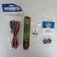 Workman Cobra 25 CB Radio Mount Bracket kit (Power Cord, knobs, Bracket, mic Clip)