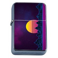 Retro Horizon 80's Tron Daft Punk Flip Top Oil Cigarette Lighter
