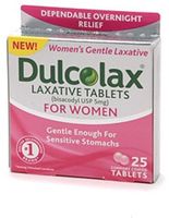 Dulcolax Laxative Comfort Coated Tablets for Women 25 Tablets (Pack of 4)