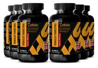 Sex Drive Pills for Men - Premium TRIBULUS TERRESTRIS Extract 1000 Mg - Pure Testosterone - 6 Bottle 540 Tablets