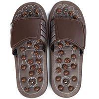 Foot Massagers Acupressure Massage Slippers for Men and Women, Relieve Plantar Stress Acupressure Relaxation Foot Massage Shoes Acupoint Massage Slippers Shoes(Size S)