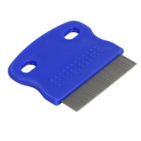 HuiKai Hair Lice Comb Brushes Terminator Fine Egg Dust Nit Free Removal Stainless Steel