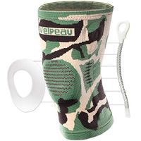 Velpeau Knee Brace - Best Knee Support with Patella Gel Pads & Side Stabilizers -Compressive Stabilized Sleeve of the Knee, Provides Relief of Pain, Weak, Swollen & Injured Knees - Camouflage, X-Large
