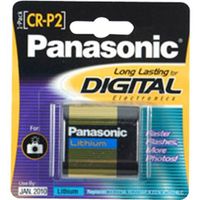 Panasonic Genuine CR-P2 Photo Lithium Battery Retail Pack - Single