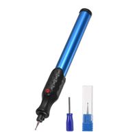 Aibecy Electric Micro Engraving Pen Mini Engraver Machine Cordless DIY Carve Tools Graver Kit with Extra Diamond Tip Bit Replacement for DIY Jewellery Metal Glass Plastic Wood Ceramics Stone