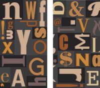 HomArt Fireplace Matches, Large, Typeset Design