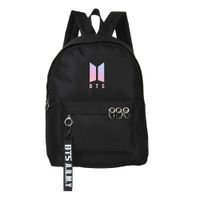 Bosunshine BTS Love Yourself V Suga Jin Jimin Jung Kook Casual Backpack Daypack Laptop Bag College Bag Book Bag School Bag (Black6)