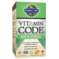Garden of Life B Vitamin - Vitamin Code Raw B Complex Whole Food Supplement, Vegan, 60 Capsules