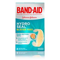 Band-Aid Brand Hydro Seal Adhesive Bandages For Toe Blisters, Waterproof Blister Pads, 8 ct