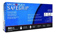 Disposable Gloves, Latex, XL, Blue, PK50