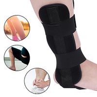 Yotown Night Splint for Plantar Fasciitis, Adjustable Drop Foot Orthosis Ankle Joint Bandage, Pain Relief Plantar Fasciitis Stabilizing Rods Orthotics Corrector Day and Night Foot(L)
