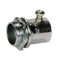 Morris Products 14882 EMT Set Screw Connector, Steel, 1" Trade Size (Pack of 20)