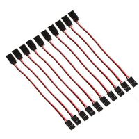 10 x 15cm 60 Cores Servo Extension Wire Cable For Futaba JR