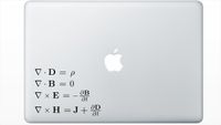 Maxwell's Equations Decals Sticker by I Heart Equations (Black)