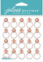 Jolee's Boutique 0015586917888 Themed Emblem Rose Gold Ring-Repeat 50-22101, Other