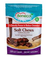 Benecol® Soft Chews - Dietary Supplement Made with Cholesterol-Lowering Plant Stanols, which are Clinically Proven to Reduce Total & LDL Cholesterol* (120 Chocolate Chews)