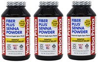 Yerba Prima Fiber Plus Senna Powder, 12 Ounce -3 Per Case