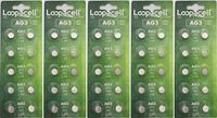 50 BATTERY AG3 LR41 V3GA RW87 G3 SR41 192 V26A GP192 392A