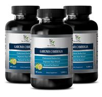 Garcinia cambogia Natural - Garcinia CAMBOGIA Extract - Metabolism Booster Supplement - 3 Bottle 180 Capsules