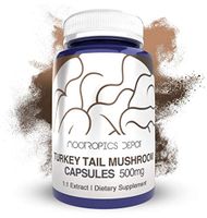 Turkey Tail Mushroom Capsules | 500mg | 180 Count | Trametes versicolor