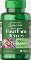 Puritan's Pride Hawthorn Berries 565 mg-100 Capsules