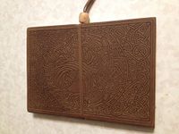 Italian Journal ‘Celtic Tree’ Brown Leather 6x8