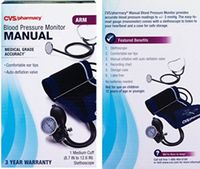 Manual Self Taking Arm Cuff Blood Pressure Monitor Medical Grade Accuracy