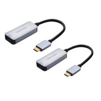 USB C to DisplayPort 4K, CableCreation USB Type C to DP Thunderbolt 3 Compatible Adapter[2PACK], Compatible with Oculus Rift S, MacBook Pro 2018 2019, iPad Pro/iMac 2018, Surface Go, Yoga 920, XPS 13