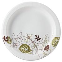 Dixie UX9PATHPB Pathways Soak-Proof Shield Medium Wt Paper Plates, 8 1/2-Inch, Dispenser Box, 600/Ct