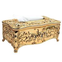 Premium Napkin Tissue Box Kitchen Case Bathroom Acrylic Home Decor Office Cover European Style Holder Elegant