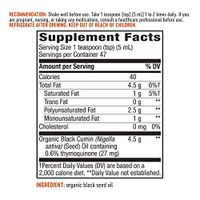 Nature's Way Organic Black Seed Oil, Cold-Pressed, Black Cumin (Nigella Sativa), Gluten-Free, 8 OZ