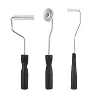 Fiberglass Roller Tools Kit, 3pcs Fiberglass Resin Laminating Bubble Roller Set for Tub Shower Bathtub Boat Repair