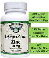 [New] AP L-OptiZinc® 20mg Zinc as Mono-Methionine 100 Tablets [ L-OptiZinc® is The only high-Potency zinc Supplement FDA Approved Safe for Human Nutrition.]