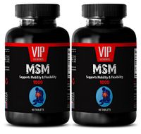 Natural Skin Care - MSM - MSM Pill - 2 Bottle 120 Tablets