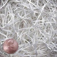 6oz Bag White VERYFINE Fine Cut Gift Basket Shred Paper Grass Filler Bedding nfLG -431